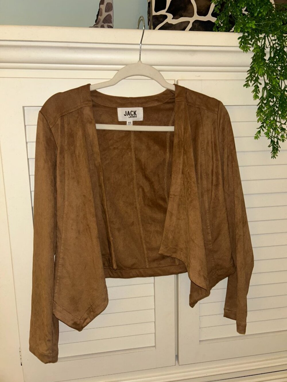 Tan Suede Jacket from Jack by BB Dakota